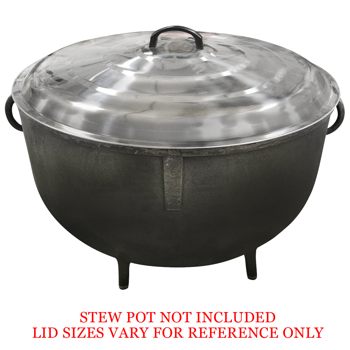 25GAL STEW POT LID W/ HNDL, SS