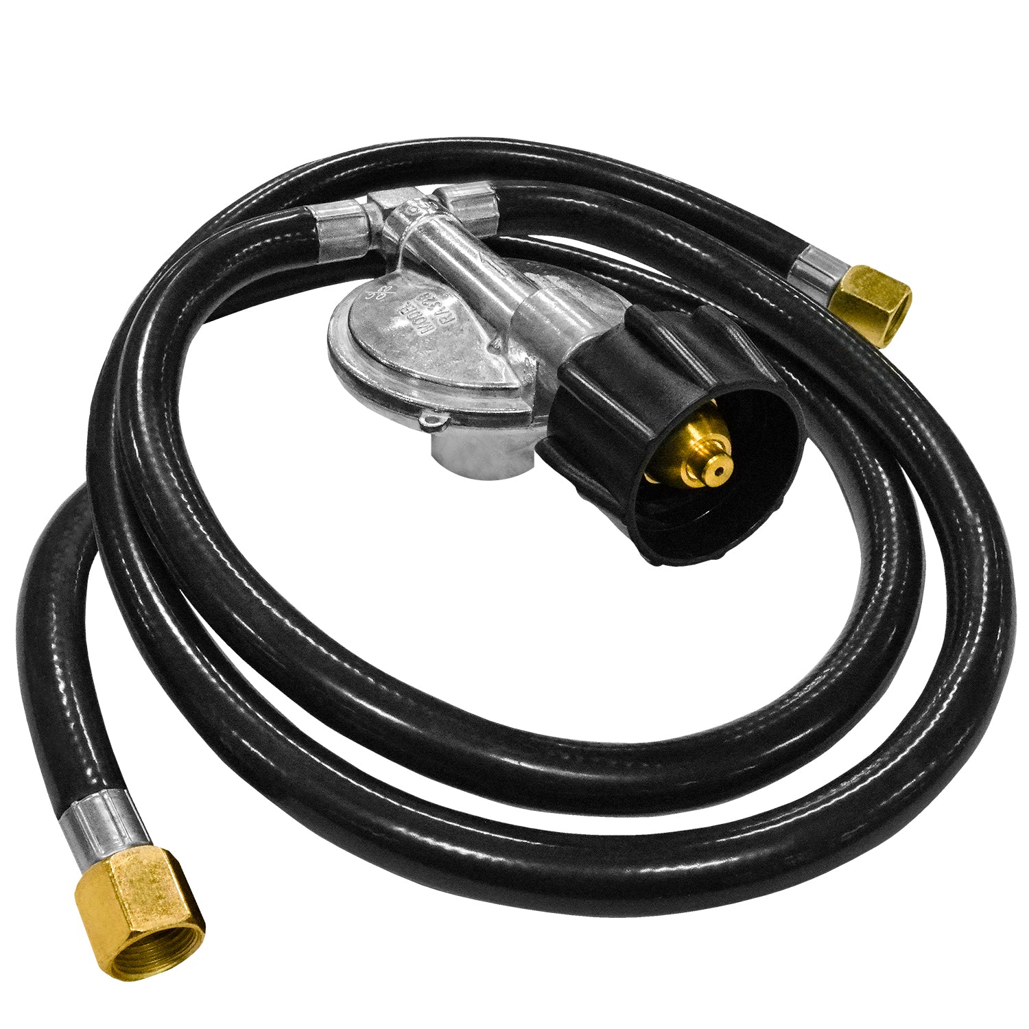 LP REGULATOR W/ DUAL 60" HOSES